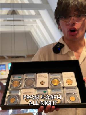$1 starts ALL NIGHT LONG on Saturday! 🪙🔥 From Carson City Morgans with CAC stickers to gem proof gold, every coin in this case is hitting the block starting at just $1. 📍 Whatnot: Witter Coin ⏰ Saturday @ 4:00 PM PST 🔗 Bookmark the show via the link in our bio! #GoldCoins #MorganDollar #CarsonCity #Whatnot #CoinAuction