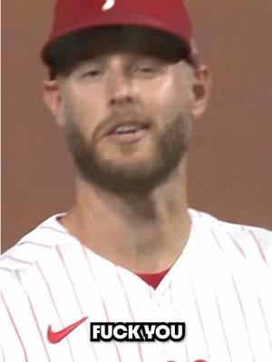 Zack Wheeler directs a “f*ck you” at the Blue Jays dugout because they kept saying he was taking his foot off the rubber while throwing pitches #MLB #baseball #sports #bluejays #phillies