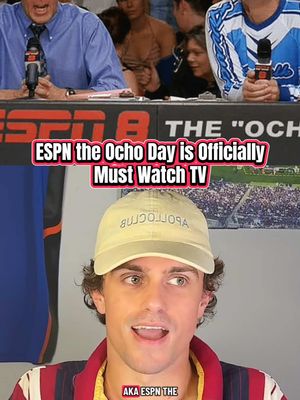 When did ESPN the Ocho day become cool this lineup is absolutely world class #espn #theocho #obscuresports #espn8 