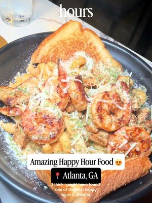 Food was 10/10 😍 If you’re ever in Atlanta, you should try the Happy Hour menu at this place 🙌🏽 📍 @Thirty Three Restaurant  I’m a travel foodie, so I’m always looking for the best restaurants that are a good fit for black people like meeee. I come to Atlanta often for business, so some of my favorite restaurants are here but I always love discovering new ones! 💯 Now you know I’m always going to give my honest opinion. Here are my thoughts about 33 ATL: Food 10/10 🍗 33 Special Wings & Fries 10/10 🥬 Caesar Salad 9/10 🍝 Cajun Pasta 10/10 Ambiance: 7/10 The vibe was an elevated bar experience but was a bit dim. They also serve hookah so you’ll smell the smoke in there if people buy hookahs. Service: 6/10 The servers were nice but the customer service could be better. There was nobody at the front to greet us when we came in and we almost thought it was closed. I’m glad I stayed because the food was worth it. So if you’re looking for Atlanta restaurants to try in 2026, add this to your list! One thing is certain… I’ll definitely be back to try more of their menu! 🥰🙌🏽 📍 Thirty Three Restaurant 33 Hurt Plaza SE, Atlanta, GA 30303 It’s downtown Atlanta! #atlantarestaurants #travelfoodie #thingstodoatl #happyhour #travelcontentcreator 