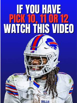 The Best Fantasy Football Draft Strategy From Pick 10,11 or 12 #nfl #fantasyfootball #fantasydraft 
