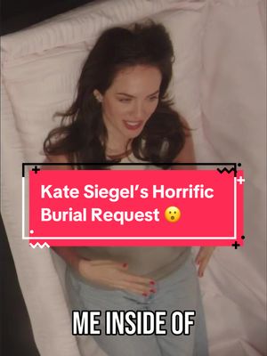Kate Siegel wants to do WHAT with Mike Flanagan’s body 😮 #horrortok #tiktokmilestonechallenge 
