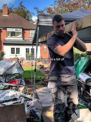 Pushing my DIY limits can some times be stressful but it’s always rewarding. Building a garden room base. #DIY #gardenroom #ukgarden #homeimprovements #ukhomes 