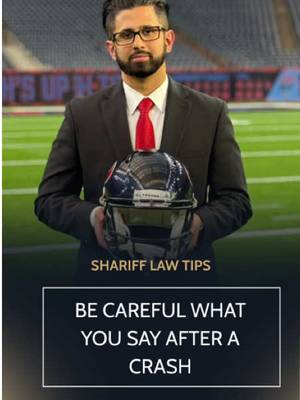 The other driver’s insurance company reaching out isn’t a formality, it’s a strategy. Their goal is to pay you as little as possible, and anything you say can be used against you later.  Follow Shariff Law before you give a statement to anyone. #injurylawyers #texasinjurylawyers #houstonlawyers 