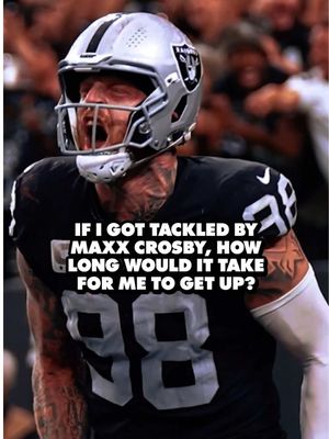 Taking it out on the admin 😔 #maxxcrosby #tackle #trend #nfl #raiders 