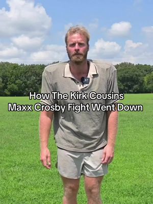Maxx Crosby should’ve never messed with Kirko Cousins #nfl #football #raiders #sports #comedy 