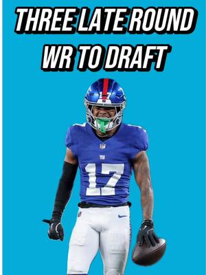 Draft these late round WRs to WIN BIG #fantasyfootball #fantasyfootballtips #fantasyfootballadvice #nflfantasy #raiderswalterpicks 