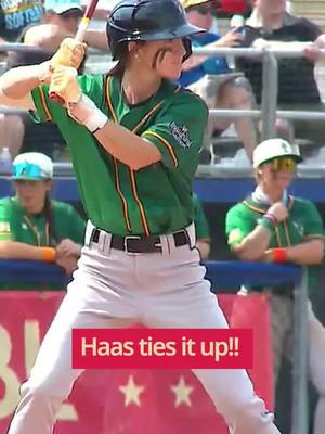 With her first hit in the WPBL, Gabbie Haas makes it a tie game for the @wpbl_hunters! #wpblhunters #wpbl #womensbaseball #womenssports #womeninsports