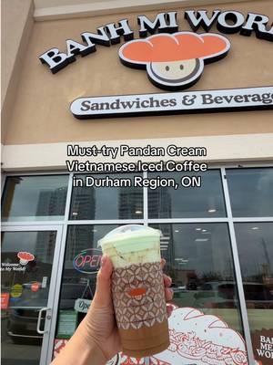 Need to go back and try their other drinks! ☕️10/10 📍 Banh Mi World, Whitby #whitbyfood #vietnameseicedcoffee #durhamregioneats #whitbycoffee 
