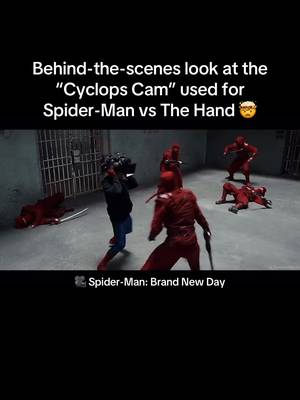 Behind-the-scenes look at the “Cyclops Cam” in Spider-Man: Brand New Day! Video from DaredevilShots on X 🎥 #spidermanbrandnewday #spiderman #behindthescenes #blurayangel #marvel 