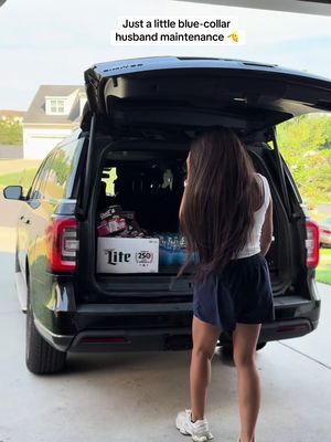 It’s an important job  🤭 #bluecollar #beerfridge #ghostenergy #wife #fridgerestock 