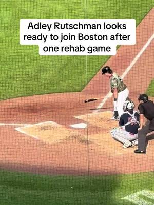 Adley Rutschman played his first rehab game with the Red Sox AAA team today going 1-2 with a 2 RBI double. He also walked twice and flew out to left field #MLB #baseball #redsox #bostonredsox 