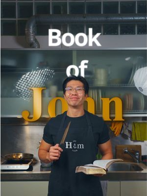 Menu Inspired by the Book of John. A Feast of Incarnation, Redemption and Abundance ✝️ . This is where our Gospel journey ends. John, Full of mystery, majesty, and an intimacy the others only hint at. . Drinks. John 1:14. Coconut water with the flesh 🥥✨ “The Word became flesh and made His dwelling among us.” I served the water with its flesh still in the glass. You can’t separate the two, and that’s the point. Christ came close. Closer than we ever expected. . Course 1. John 1:29. Lamb Koftas with yogurt and Mint Dip 🐑🔥 “Look, the Lamb of God who takes away the sin of the world!” Lamb shaped by hand, grilled over flame. Fire and tenderness in the same bite, because that’s the cross. The weight He carried, and the love He carried it with. . Course 2. John 1:46. Cacio e Pepe 🍝🌾 “Can anything good come from Nazareth?” Three humble ingredients, one of the greatest dishes ever made. Jesus came from a town people dismissed, and God used the overlooked to reveal His greatness and He still does. . Mains. John 10:11. Sri Lankan Mutton Curry 🐏🍛 “I am the Good Shepherd.” This curry cooks low and slow for hours. You can’t rush it or fake it. That depth only comes from time and sacrifice, just like the Shepherd’s care for His flock. . Dessert. John 15:5. Fruit Salad with Crème Fraîche, Lime Basil Sorbet and Tajin 🍇🌿 “I am the true vine... you are the branches.” Every fruit here grew from a branch that stayed connected. Sweet, fresh, a little tang, because growth involves pruning too. Stay rooted in Him and fruitfulness follows. . Every dish points to who Jesus is. Through Him we are fed, redeemed, and brought fully to life and remember Jesus loves you, and so do I. ❤️ . #Jesus #John #Bible #bookofjohn #bibleverses 