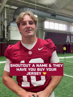 Let us know in the comments if you’ve already got one of the guys jerseys!⬇️ #alabamafootball #rolltide @Cederian Morgan @TheKeelonRussell @Marshall Pritchett @Austin Mack @Red Morgan @Ezavier Crowell @Dijon Lee Jr. @🦖 @Daniel Hill @Derek 