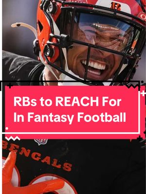 Running backs to reach for in EVERY fantasy football draft #fantasyfootball #fantasyfootballtips #fantasyfootballdraft #nfl #football 
