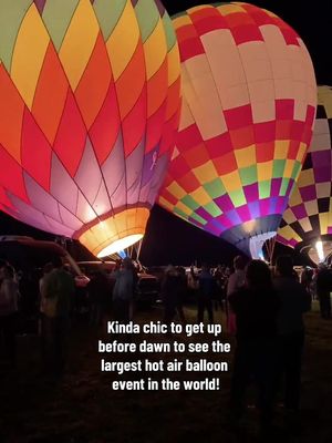 The 2026 Albuquerque International Balloon Fiesta (@Balloon Fiesta) runs from October 3 through October 11, 2026, at Balloon Fiesta Park in Albuquerque, New Mexico.  The Dawn Patrol features early morning pre-dawn inflations and staggered launches starting around 5:45 a.m. to check upper-level wind speeds and flight conditions before sunrise. #BalloonFiesta 