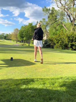 Finally (I think) figured out my laid off hitchy back swing… can you tell????  Last video is after the fix 