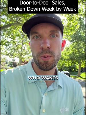 Nobody gives you an honest breakdown of what the first 30 days in door-to-door actually looks like. So here it is. Week one is survival. The doors feel personal, the pitch feels fake, and confidence is basically nonexistent. That is not a red flag. That is exactly what week one is supposed to feel like for every rep who eventually figures this out. Week two is where volume starts paying off in ways that have nothing to do with the commission check. You start reading people faster. You start knowing before the door opens whether the next sixty seconds are going to go somewhere. That pattern recognition is the skill everything else in sales gets built on. Weeks three and four separate the ones who make it from the ones who don't. Not because the doors get easier but because the reps who stay consistent stop fighting the process and start trusting it. The pitch becomes theirs. The close becomes natural. And the rep standing there at day 30 is almost unrecognizable compared to the one who knocked the first door. The 30 days are the same for everyone. What's different is who shows up at door 100 the same way they showed up at door one. Follow for more honest breakdowns of what building a career in D2D actually looks like.