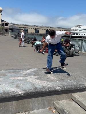Kickflip Nose Manny #skate #foryoupage #clips #sanfrancisco #Skateboarding 