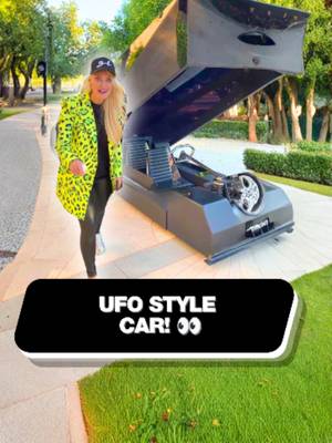 Is this a car or a UFO? 👀🤯 #ufo #weirdcar #unusual #1of1 #supercarblondie