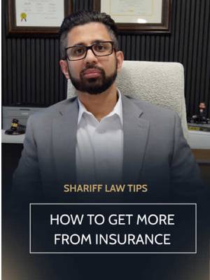 Your insurance check could look a lot better than what’s currently on the table.  Follow Shariff Law to make sure you’re not settling for less than you deserve. #injurylawyers #texasinjurylawyers #houstonlawyers 