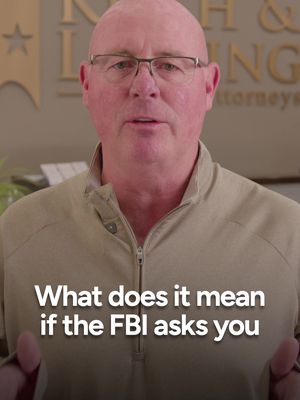 ""We just want to talk"" may sound harmless - but an FBI interview is still an investigation. Even if you're not under arrest, what you say can be documented, compared against other evidence, and used later. Agents aren't asking questions just to have a conversation; they're gathering information. If the FBI wants to talk, understand your rights and speak with a lawyer before agreeing to an interview. #FBI #FederalInvestigation #FederalCriminalDefense #KnowYourRights #CriminalDefense   