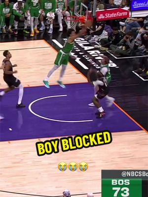 Ron got up there frfr 🛫 #blocked #NBA #celtics #bostonceltics #defense 