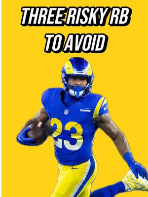 AVOID these running backs in your fantasy draft #fantasyfootball #fantasyfootballtips #fantasyfootballadvice #nflfantasy #raiderswalterpicks 