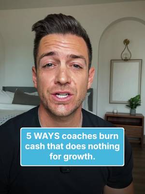 5 worst ways coaches waste money #coachadvice #entrepreneurtips 