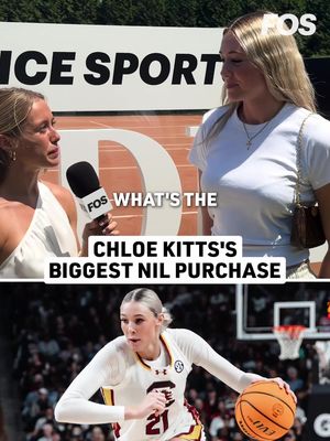 “I bought my dream car, 2025 AMG GLE 53, matte black, pink interior, pink on the brakes." South Carolina basketball star Chloe Kitts tells FOS what her biggest purchase was with NIL money.