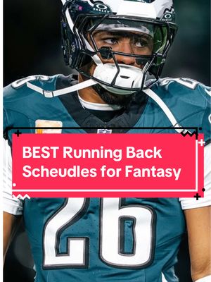 The easiest running backs schedules for fantasy football #fantasyfootball #fantasyfootballtips #fantasyfootballdraft #nfl #football 