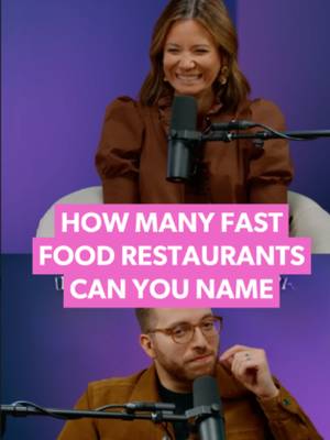 How Many Fast Food Restaurants Can You Name