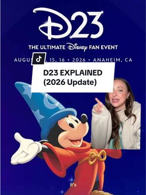 what is d23? And why should you care?  D23 Expo is the ultimate Disney fan experience. There’s going to be breading news for all things Star Wars, Marvel, Animation and Theme Parks all weekend. 💙 See ya real soon @Disney D23 #d23 #d23expo2026 #disneynews #movies #themeparks 
