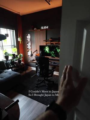 As much as I’d like to, I unfortunately can’t move to Japan…so I designed my workspace to feel like I’m there every single day  ##desksetup #homeoffice #japan