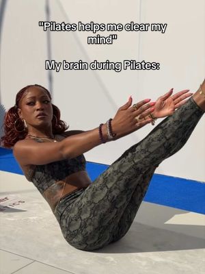 Mentally in 47 places, physically in pilates✨
