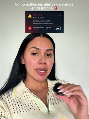 🚨 Activa las alertas de sismos en tu iPhone y recibe una notificación en caso de emergencia. 📱🌎 Te dejo el paso a paso para activarlas.