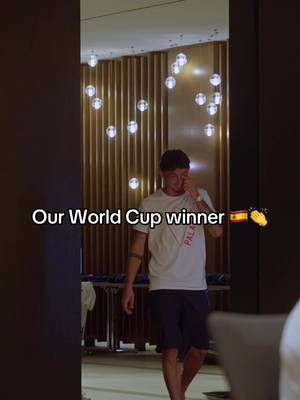 A World Cup winner, Yeremy Pino 🥰🇪🇸 #cpfc #crystalpalace #PremierLeague #spain #worldcup 