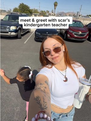 last Friday we got to meet scar’s teacher & tour her new school 🥹🫶🏼 fast forward to today, it’s my baby’s first day of kindergarten! I can’t wait to pick her up and ask her all about it LOL I’ve literally just been kicking my feet all day watching the clock 😭  #firstdayofschool #kindergarten #firstdayofkindergarten #meetandgreet #meettheteacher 