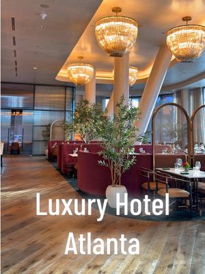 A quick look inside the gorgeous Hotel Phoenix! This hotel is in the best location and has some of the best city views. Located right in the heart of Downtown Atlanta 🍑 . . . #hotel #luxury #atlanta #atlhotels