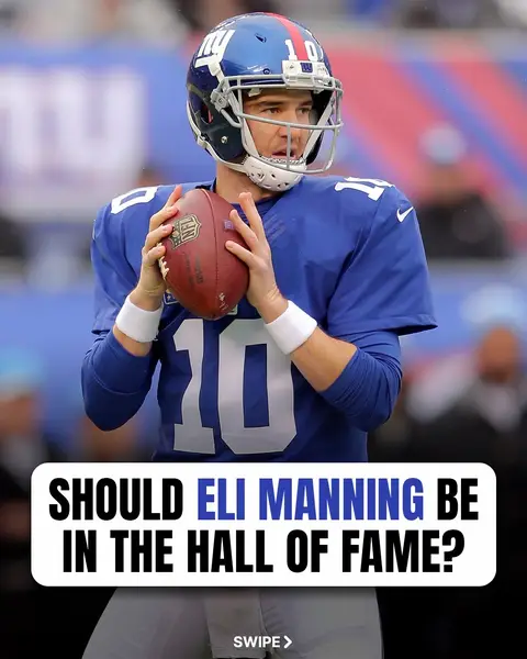 Eli Manning compares well to many QBs in the HOF … #elimanning #profootballhalloffame #halloffamer #nflnews #nfl