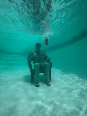 When we say waterproof, we mean it. Take it from the guy at the bottom of the pool. #LiveFree #TurtleboxRanger