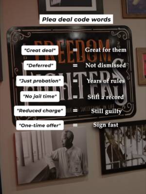 "Great deal." "No jail." "One-time offer." 🚩 Plea offers can sound better than they really are. A reduced charge or probation can still leave you with a conviction, a record, and long-term consequences. Before you sign, understand exactly what you're agreeing to. #PleaDeal #CriminalDefense #TexasLaw #CriminalDefenseAttorney #WestTexas #KeithAndLorfing