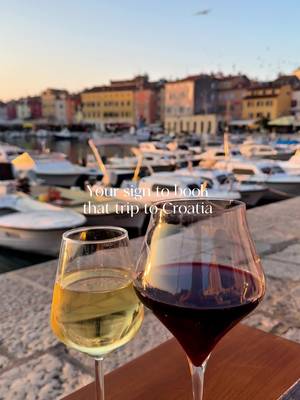 Looking for the clearest water and the best sunsets? 📍Rovinj,Croatia #croatia #clearwater #sunsets #wine #rovinj 