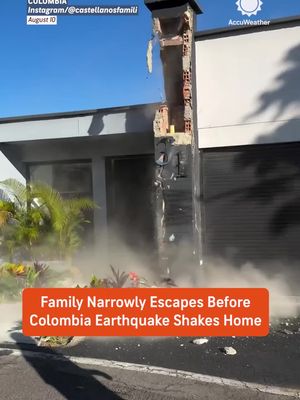 A family in western Colombia captured the moment they escaped their home just before it was rocked by a powerful magnitude 7.4 earthquake. It was also the strongest to strike Colombia since 1970 and the 10th earthquake worldwide this year to register at least magnitude 7.0 on the Richter scale.