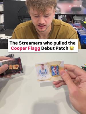 Everyone is saying @rhodybreakers should've been more excited to pull the Cooper Flagg Debut Patch 😂 here's what I imagine was going through their heads. Obviously a joke, big congrats to them and their customer! Such a massive hobby moment #sportscards #thehobby #topps #cooperflagg #NBA