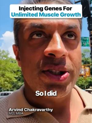 Can changing genetic expression change the way we approach muscle and longevity? That's exactly what Dr. Arvind is exploring in his latest personal experiment. #Longevity #Genetics #MuscleHealth #FutureOfMedicine