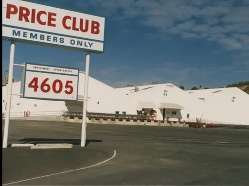 Founded by Sol Price, the company's first location opened in 1976 under the Price Club name. The location was in a converted airplane hangar on Morena Boulevard in San Diego. Originally serving only small businesses, the company found it could achieve far greater buying clout by also serving a selected audience of non-business members.