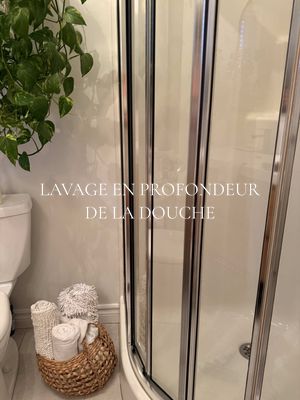 Lavage en profondeur de la douche !!!!  Avec ma machine à vapeur et ma brosse rotative!!! Le lien de mes machines est dans ma bio !!!! #clean #CleanTok #menage #amazonfinds #amazonmusthaves 
