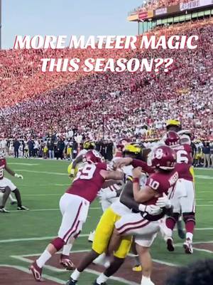 What do you expect from John Mateer and the Sooners this season?? #oklahoma #sooners #norman #sec #cfb 
