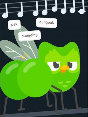Learn the hottest songs of 2026 with Duolingo Music 🦟